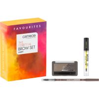 Catrice The Essential Brow szett a szemöldökre Light árnyalat