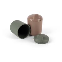 Dantoy Tiny Bio Sippy Cups skodelica Olive/Mocca 0m+ 2 kos