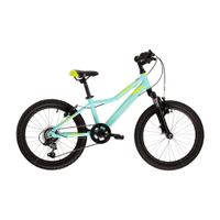 Odhlehčené dětské kolo Kross Lea Mini 2.0 20" Gen 003 • 110-135 cm • 11,6 kg 11" (110-135 cm) limeta/modrá