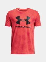 Under Armour UA Sportstyle Logo Aop SS Majica dječja crvena