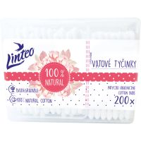 Linteo Natural клечки за уши контейнер 200 бр.