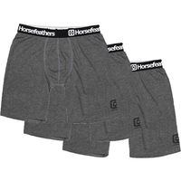 Horsefeathers DYNASTY LONG 3PACK BOXER SHORTS Мъжки боксерки, тъмносиво, размер