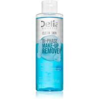 Delia Cosmetics Clean Skin двофазний засіб для зняття макіяжу для обличчя та шкіри навколо очей 200 мл