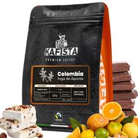 Výběrová káva Kafista "Colombia Inga de Aponte" - Zrnková Káva - 100% Arabica - Praženo v Itálii - ideální pro espresso Množství: 750g (3x250g)