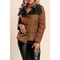 Winterjacke Mit Stehkragen, Camel