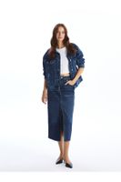 LC Waikiki Lcw Narrow Fit Women's Jean Skirt