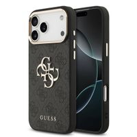 GUESS 4G METAL Zaščitni ovitek za Apple iPhone 17 Pro Max GREY