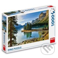 Jazero Maligne - puzzle z kategorie Přírodní scenérie
