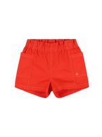 Cotton Blend Denim Shorts