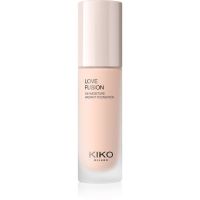 KIKO Milano Love Fusion 24H Moisture Radiant Foundation długotrwały podkład w kremie o działaniu nawilżającym odcień 1.5 Neutral Rose 30 ml