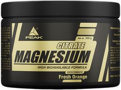Peak Performance Magnesium Citrate 240 g orange