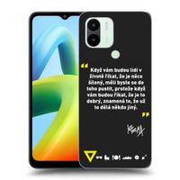 Silikónový čierny obal pre Xiaomi Redmi A2 - Kazma - MĚLI BYSTE SE DO TOHO PUSTIT
