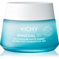 Vichy Minéral 89 Moisture Matte Sorbet Sorbetcreme für fettige und Mischhaut ohne Parfümierung 50 ml