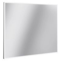 German Nástěnné zrcadlo s LED osvětlením Frame / 80,0 x 66,0 cm / 30 W / IP44 / hliníkový rám