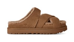 UGG Women's Greenport Cross Strap Slide Dámske - Sandále UGG - Hnedá - 1178470-CHE-6 - Size: 6