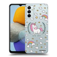 Silikónový prehľadný obal pre Samsung Galaxy M23 5G - Unicorn hviezdne nebo