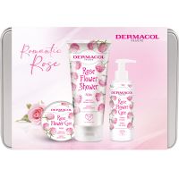 Dermacol Flower Care Rose darilni set kovinska škatla