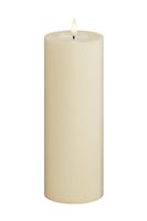 Deluxe Homeart  Led sviečka  Cream Bloklys 7,5 x 20 cm