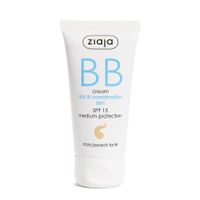 Ziaja BB krema za mastno/mešano kožo - BB Cream For Oily & Combination Skin - Dark/Peach Tone