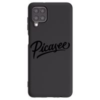 Silikónový čierny obal pre Samsung Galaxy A12 A125F - Picasee - old logo - black
