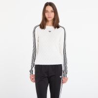 T-shirt adidas Slim Solid Spike Knit Sweatshirt White L