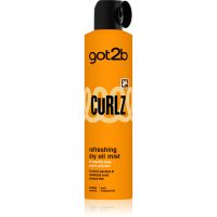 got2b Curlz Refreshing Dry Oil Mist suha oljasta meglica za valovite in kodraste lase 200 ml