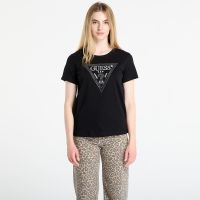 Koszulka GUESS Ss Cn Krystal Triangle Tee Black M