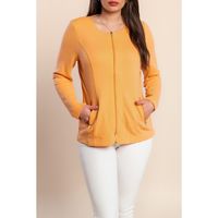 Plus Size Zip-Top, Orange