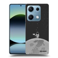 Silikónový čierny obal pre Xiaomi Redmi Note 14S - Astronaut