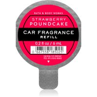 Bath & Body Works Strawberry Pound Cake dišava za avto nadomestno polnilo 6 ml