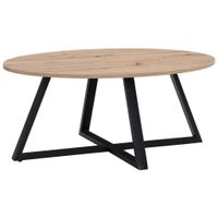 Boxxx KONFERENČNÝ STOLÍK, čierna, dub artisan, kov, kompozitné drevo, 90/70/39 cm