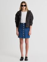 Big Star Woman's Skirt 120192 Dark Denim-538