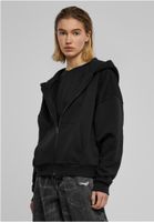 Women's hoodie Boxy Zip Hoody black