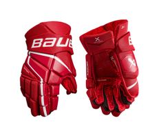 Rukavice Bauer Vapor 3X S22 INT, Intermediate, 13", červená