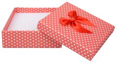 JK Box Puntíkatá krabička na soupravu šperků KK-5/A7