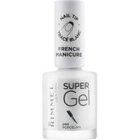 Rimmel Super Gel Step 1 lak za francosko manikiro odtenek 090 Porcelain 12 ml