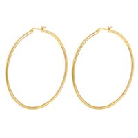 Olivie Strieborné 6cm KRUHY GOLD 7078