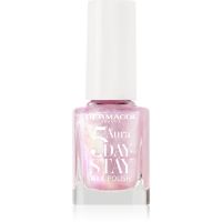 Dermacol 5 Day Stay Aura długotrwały lakier do paznokci z perłowym blaskiem odcień 68 Rose Whisper 11 ml