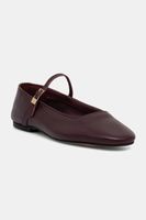 Kožené balerínky Tommy Hilfiger SMOOTH LEATHER MARYJANE