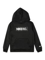 NIKE Sportska sweater majica 'FC Libero'  crna / bijela