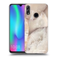 Silikónový prehľadný obal pre Honor 10 Lite - Cream marble