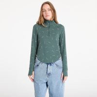 T-shirt Nike Sportswear Women's Slim 1/2-Zip Long-Sleeve Logo Top Vintage Green/ Light Army/ Vintage Green S