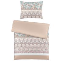 Novel POSTEĽNÁ BIELIZEŇ, makosatén, krémová, sivá, biela, pastelová modrá, 140/200 cm