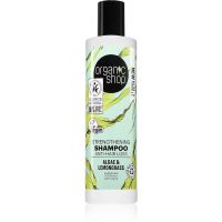 Organic Shop Organic Algae & Clay minerálny šampón pre krehké vlasy 280 ml