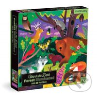 Lesní zvířátka -  svítí ve tmě - puzzle z kategorie Umělecké