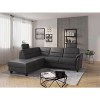 Sit & More ROHOVÁ SEDAČKA, textil, antracitová