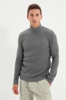 Trendyol Gray Turtleneck Knitwear Sweater