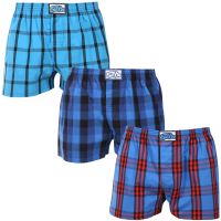 3PACK pánské trenky Styx klasická guma nadrozměr vícebarevné (3E010103) 5XL