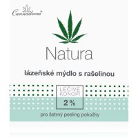 Cannaderm Natura Spa soap with peat extract sapun de namol pentru purificare cu ulei de canepa 80 g