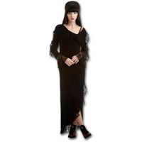 Frauen Kleid SPIRAL - Gothic Elegance - P001F129 S